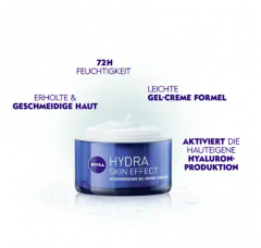 NIVEA Hydra Skin Effect Regenerierende Gel-Creme Nacht Ночной Регенерирующий гель-крем, 50мл