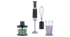 Severin Severin SM 3772, Stabmixer schwarz/edelstahl (geburstet), mit Zubehor-Set  schwarz/edelstahl (geburstet) Severin SM 3772, погружной блендер черный/нержавеющая сталь (матовая), с набором аксессуаров
