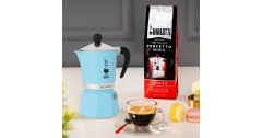 Bialetti Bialetti Rainbow, Espressomaschine hellblau, 1 Tasse hellblau Bialetti Rainbow, кофемашина для эспрессо, голубой, 1 чашка