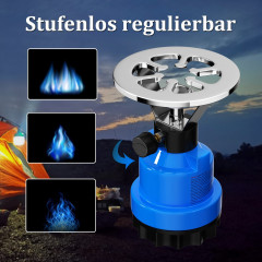 Scheffler Scheffler Gaskocher Campingkocher, Kartuschenkocher, Butangasbrenner 1-flammig, fur Camping, Picknic oder Wanderungen  Газовая плита Scheffler, походная плита, картриджная плита, газовая горелка на бутане, 1 пламя, для кемпинга, пикников или пох