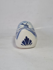 Фигурка винтажная Delft Blue Holland "Башмачок с мельницей", фарфор, 6 x 16 x 8 см, Нидерланды, 1960-1970гг.