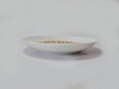 Rosenthal Винтажная тарелка с позолоченным цветочным узором, 21,5см, Германия, 1970-80гг.