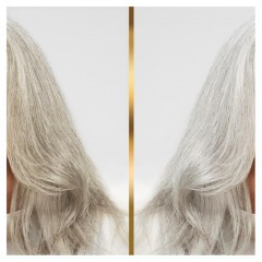 Hair Biology Silver & Glowing Pflegespulung Серебряный и сияющий кондиционер