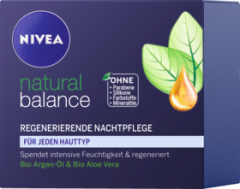 NIVEA Nachtcreme Natural Balance Ночной крем для лица, Натуральный баланс, регенерирующий, 50 мл