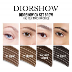 DIOR ON SET BROW Nr. 032 - Dark Brown НА УСТАНОВКЕ БРОВИ