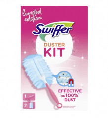 Swiffer Staubmagnet PINK 1 магнитная ручка + 7 сменных салфетки-насадки, стартовый комплект для удаления пыли 1