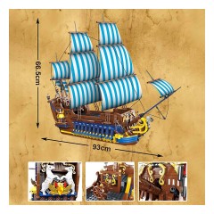 MORK Klemmbausteinset  Piratenschiff 031011 Комплект клеммных колодок пиратский корабль 031011