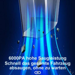 TUABUR TUABUR Akku-Handstaubsauger Kabelloser, wiederaufladbarer tragbarer Handstaubsauger mit 9000 PA, Ausgestattet mit 2000-mAh-Akku, 4-in-1-multifunktionaler kabelloser Handstaubsauger fur Zuhause und Auto, Geeignet fur Autos, Wohnungen und Buros  Бесп
