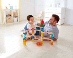 HAPE Quadrilla Kugelbahn Aus der Burg entkommen Мраморная трасса Quadrilla Побег из замка