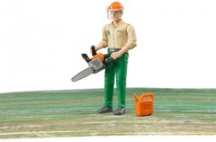 Bruder Bruder 60030 Profi-Serie bworld Forstarbeiter mit Zubehor 1:16 Bruder 60030 профессиональная серия bworld лесные рабочие с принадлежностями 1:16