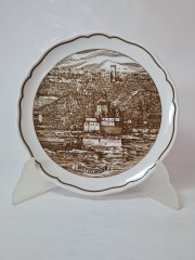 Hutschenreuther 1814 Декоративная тарелка "Винодельческие регионы Германии", 20см, Германия, 1970-80гг.