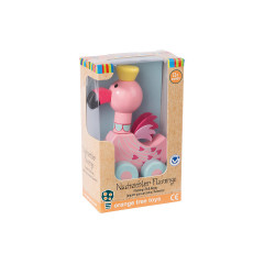 Orange Tree Toys Holzspielzeug Nachziehtier Flamingo (46007) Деревянная игрушка-фламинго (46007)