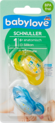 babylove Соска, анатомическая, Силикон , Gr. 1, Autos/Schäfchen, 2 шт