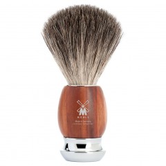 Muhle VIVO Rasierpinsel reines Dachshaar Pflaumenholz  Помазок для бритья VIVO из чистой шерсти барсука из сливового дерева
