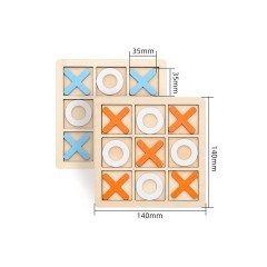 Hocan Tic-Tac-Toe Brettspiel-Bausteinspielzeug fur die fruhe Bildung von Kindern Настольная игра крестики-нолики