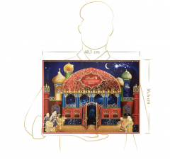 Lindt Адвент календарь 2025 "Тысяча и одна ночь", 24 сладких сюрприза, 48 х 36 см, 850 г, 3 штуки