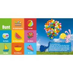 Tessloff Verlag Pappebuch. Elefant und Hase entdecken die Farben картонная книга. Слон и кролик открывают цвета