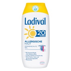 Ladival allergische Haut Gel LSF 20 гель для аллергической кожи SPF 20