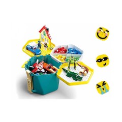 Sluban Spiel-  Transporteimer Grun (inkl. 334 Teile) Game Transport Bucket Green (вкл. 334 детали)