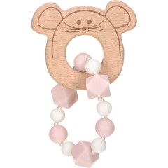Lassig Greifling und Beissring mit Silikonkette Игрушка-клатч и зубное кольцо с силиконовой цепочкой