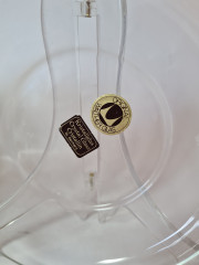 Original Walther Glas Набор хрустальных тарелок, 7 шт.,18 x 3,5 см, Германия, 1960-70гг.