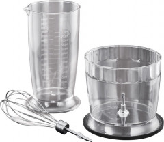 RUSSELL HOBBS RUSSELL HOBBS Stabmixer 3-in-1, Matte Black 24702-56, 500 W, Mixen, Purieren, Zerkleinern und Verquirlen Ручной блендер RUSSELL HOBBS 3-в-1, Matte Black 24702-56, 500 Вт, смешивание, очистка, измельчение и взбивание