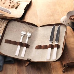 Robbe &amp; Berking Robbe &amp; Berking Riva - 150 g versilbert Grillset Frozen Black 4-tlg. Robbe &amp;amp; Berking Riva - Набор посеребренных грилей Frozen Black, 150 г, 4 предмета.