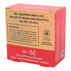 Niyok 2in1 feste Dusche+Pflege Intense red 80g  2в1 Твердый душ+уход Насыщенный красный 80г