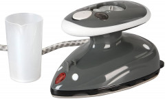 Jago Jago Reisebugeleisen Mini Bugeleisen 260-420 W, Wassertank 40 ml, 100-240 V Grau Мини-утюг Jago Travel Iron 260-420 Вт, резервуар для воды 40 мл, 100-240 В