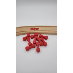 KCMMPF3DPrint Holzeisenbahn 10 Verbindungsstucke | Kompatibel mit verschiedensten Holzeisenbahnen Деревянная железная дорога 10 соединительных частей | Совместимость с различными деревянными железными дорогами