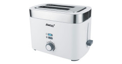 Steba Steba Toaster TO 10 Bianco weiss/edelstahl, 930 Watt, fur 2 Scheiben Toast  weiss/edelstahl Тостер Steba TO 10 Bianco белый/нержавеющая сталь, 930 Вт, на 2 ломтика тостов
