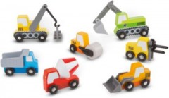 Melissa  Doug Baustellenfahrzeuge aus Holz Строительные машины из дерева
