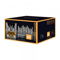 Nachtmann Nachtmann Noblesse Whiskybecher-Set Glas 4-tlg. h: 102 mm / 295 ml Набор стаканов для виски Nachtmann Noblesse, 4 предм. высота: 102 мм/295 мл