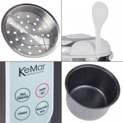 KeMar Kitchenware KeMar Kitchenware Reiskocher KRC-130, 700 W, 4 Programme  KeMar Kitchenware рисоварка KRC-130, 700 Вт, 4 программы