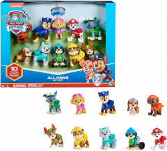 PAW PATROL Action Pack Pups Gift Set with 10 Collectable Подарочный набор с 10 коллекционными фигурками собак