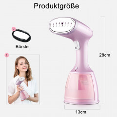 zggzerg zggzerg Dampfburste Dampfglatter 1500W, 300ml Dampfburste Steamer Dampfbugeleisen Kleidung  Паровая щетка zggzerg, парогладкая машина, 1500 Вт, 300 мл, отпариватель с паровой щеткой, паровой утюг для одежды