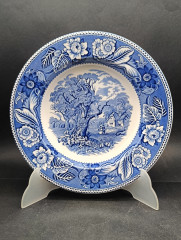 Тарелки винтажные Wood &amp; Sons, Коллекция &quot;Woodland&quot;, фарфор, 5 шт., 23 см, Великобритания, 1960-70гг.