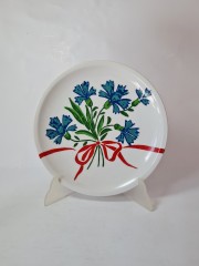 Bauscher Weiden Bavaria Винтажная тарелка "Васильки", 24 см, Германия, 1960-70гг.