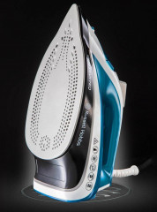 RUSSELL HOBBS RUSSELL HOBBS Dampfbugeleisen Supreme Steam Pro 23971-56, 2600 W, mit antihaftversiegelter Keramik-Bugelsohle Паровой утюг RUSSELL HOBBS Supreme Steam Pro 23971-56, 2600 Вт, с антипригарной керамической подошвой