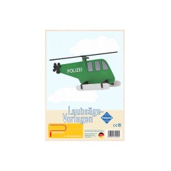 Pebaro Laubsagevorlage Hubschrauber Шаблон лепнины вертолета