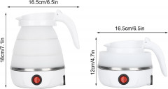Elfmonkey Elfmonkey Reise-Wasserkocher Faltbarer elektrischer Wasserkocher 600ml mit Edelstahlboden, 600,00 W blau Elfmonkey Travel Kettle Складной электрический чайник 600 мл с основанием из нержавеющей стали, 600,00 Вт