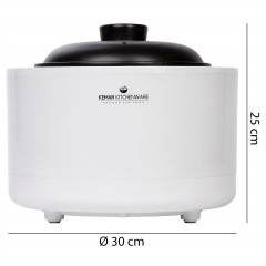 KeMar Kitchenware KeMar Kitchenware Multikocher KCC-280, 900 W, 2,50 l Schussel, Keramiktopf, Touchdisplay, 7 Programme, Timer KCC-280 KeMar Кухонная мультиварка KCC-280, 900 Вт, чаша 2,50 л, керамическая кастрюля, сенсорный дисплей, 7 программ, таймер