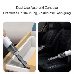 MOUTEN MOUTEN Akku-Handstaubsauger Kabelloser, wiederaufladbarer tragbarer Handstaubsauger mit 5500 PA, Geeignet fur Autos, Wohnungen und Buros, Rundum-Reinigung: Komplettes Zubehor, keine toten Winkel, fur Zuhause und Auto. Schwarz Беспроводной ручной пы