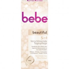 bebe® beautifuss 5in1 verschonernde Tagescreme Дневной крем для лица hell 50 г