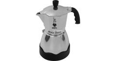 Bialetti Bialetti Moka Timer, Espressomaschine silber/schwarz, 3 Tassen silber, schwarz Bialetti Moka Timer, эспрессо-машина серебристый/черный, 3 чашки