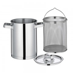 Kuchenprofi Kuchenprofi Spargelkocher Cook San Remo d: 16 cm / h: 21 cm / 4,0 L Кухонная плита для спаржи K?chenprofi Cook San Remo d: 16 см / высота: 21 см / 4,0 л