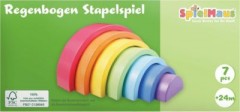 SpielMaus Holz Regenbogen Stapelspiel Игра SpielMaus «Деревянная радуга»
